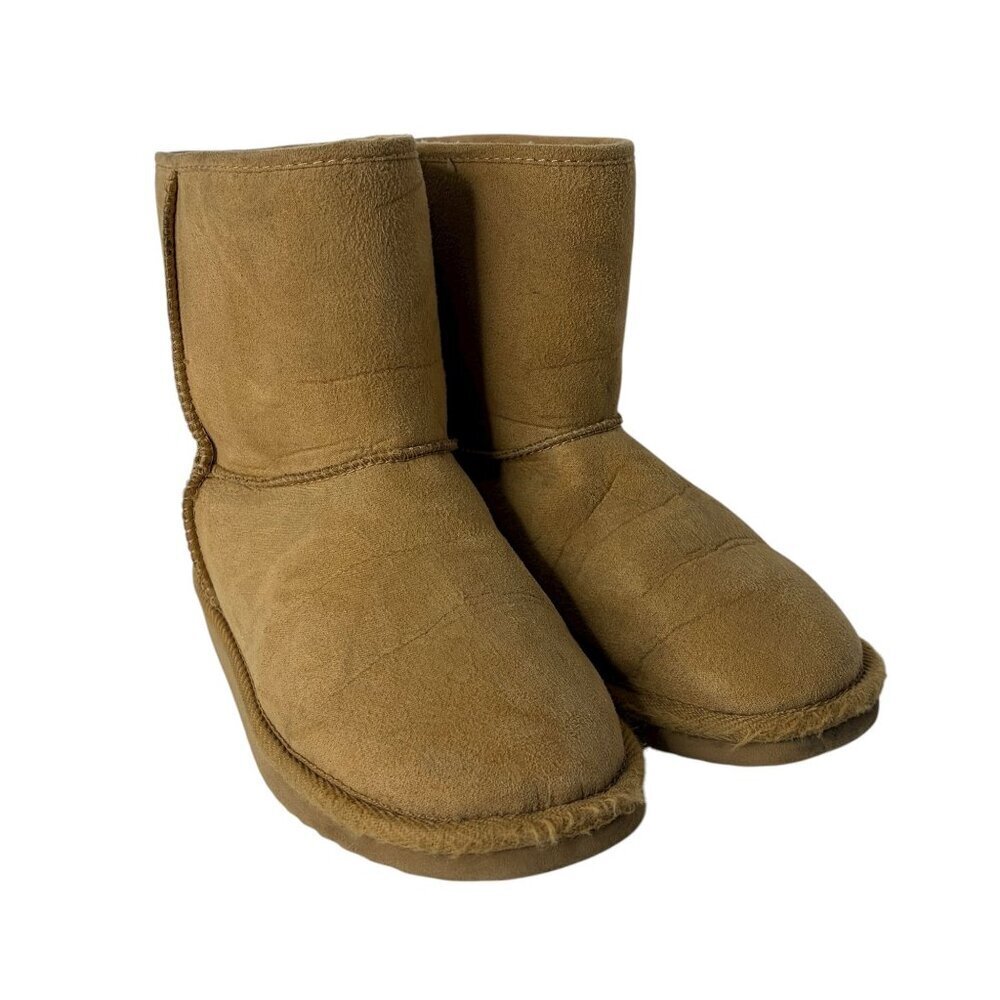 Old Navy Tan Pull On boots Kids Size 2